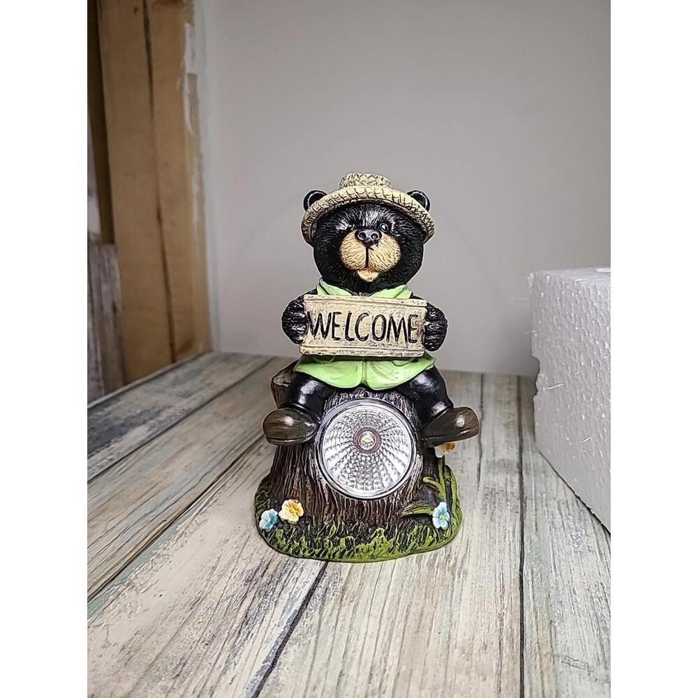 Woodland Creek Be Outdoor Ready bear Solar Light SKU-001 0CS